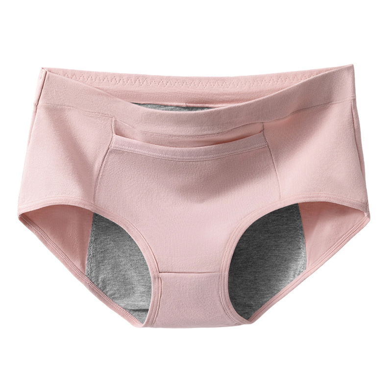 Period Panty Absorbent - 여성용 하이웨이스트 생리팬티 – 앞주머니와 흡수층이