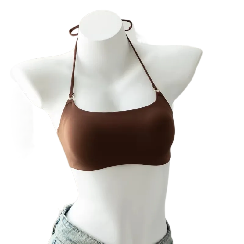 Bralette Wireless Soft - KUCLUT 스타일 홀터 뷰티 백 브라렛