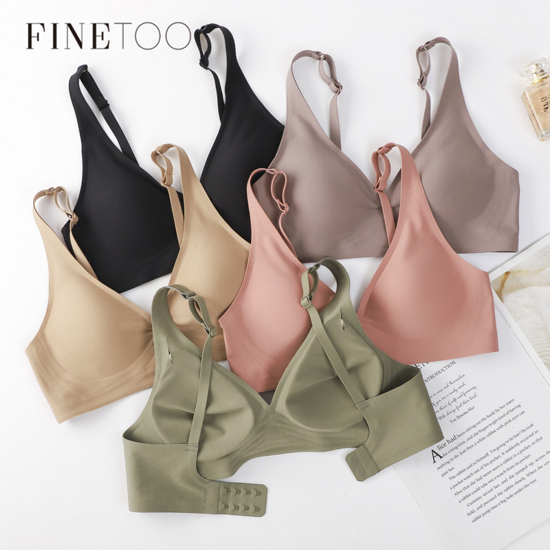 Bralette Wireless Soft - FINETOO 소프트 무선 브래지어 여성 딥