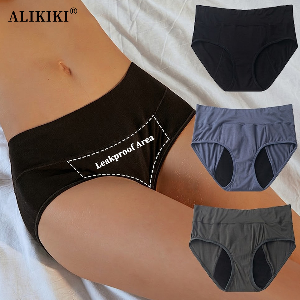 Period Panty Absorbent - 흡수성 생리팬티, 새지 않는 생리팬티, 면