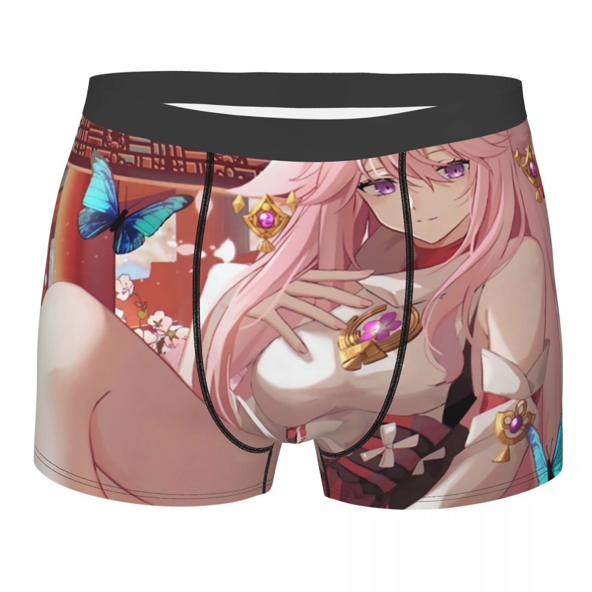 Boyshort Underwear - Genshin Impact Yae Miko 복서 반바지