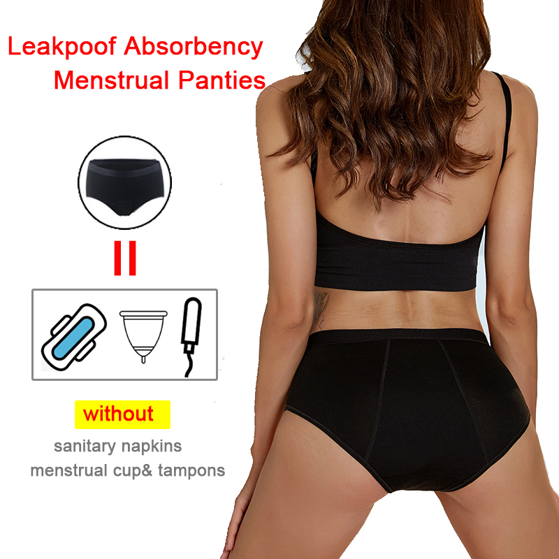 Period Panty Absorbent - 3Pcs 무거운 흐름 월경 팬티 4