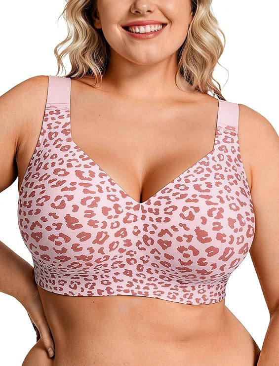 Push Up Bra Padded - 플러스 사이즈 무선 젤리 브라 여성용
