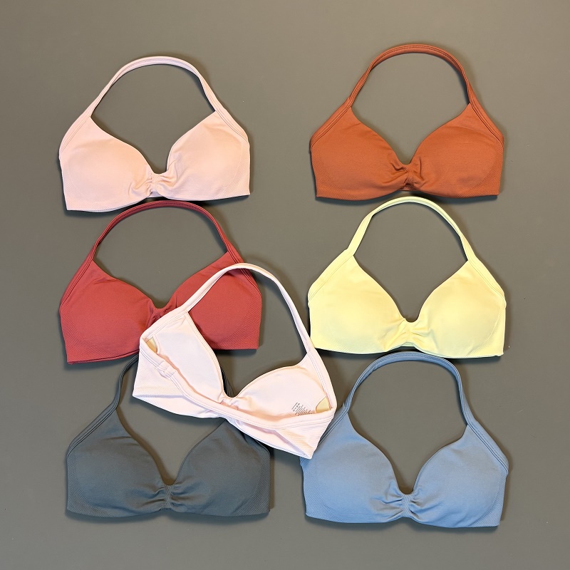 Sports Bra High Impact - HISTELLO 스포츠 브라 심리스 요가 속옷