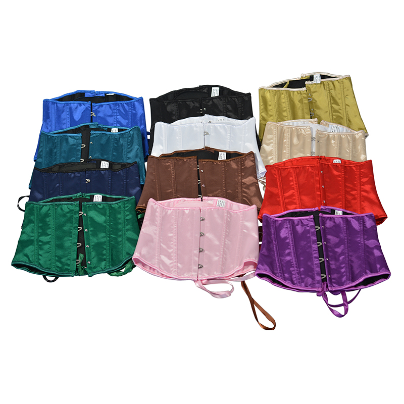 Corset Waist Cinch - 2025 여성용 새틴 언더버스트 코르셋, 슬리밍