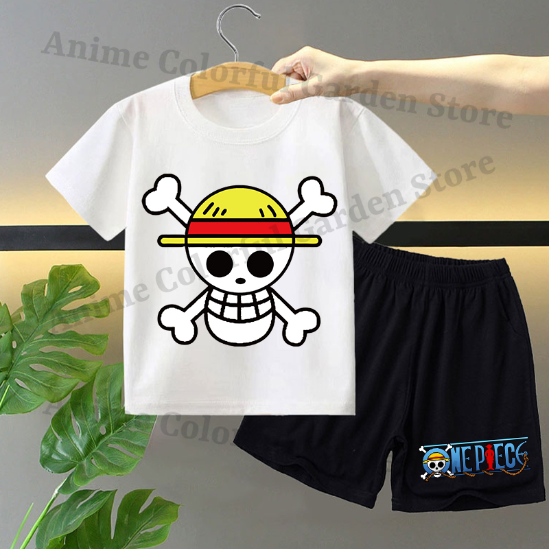 원피스 2pcs 어린이를위한 반팔 반바지 세트 애니메이 - Boyshort Underwear 리뷰 및 가격