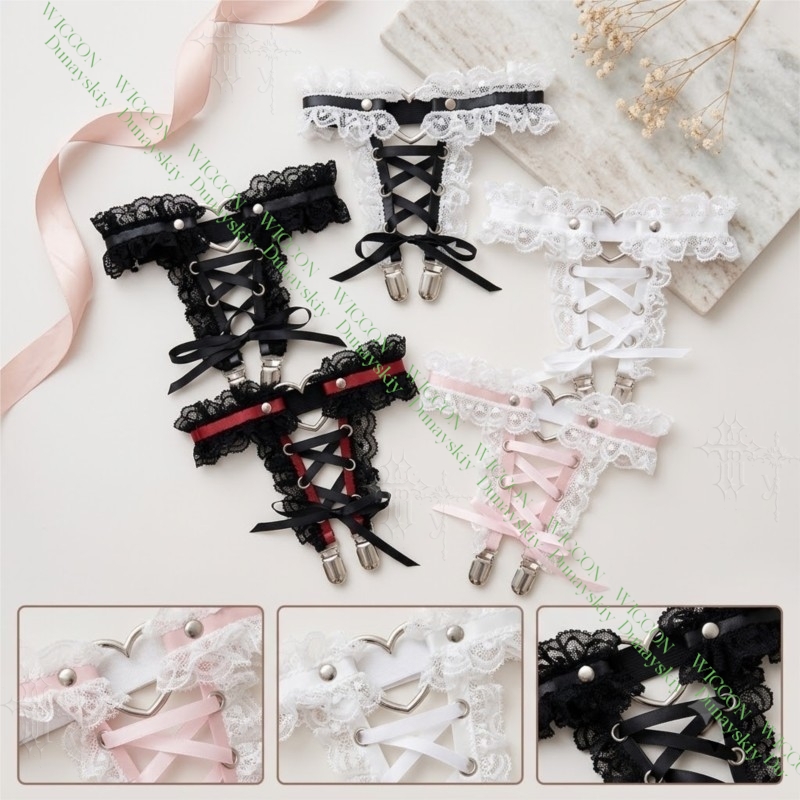 지라이 케이 피규어 리본 버클 레이스 하트 바인딩 스트 - Garter Belt Set 리뷰 및 가격