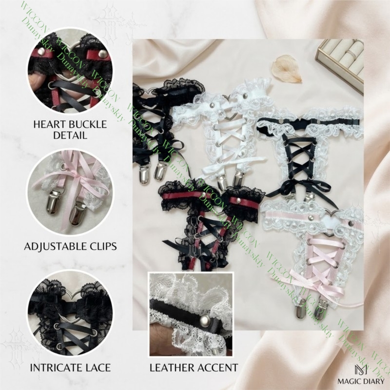 지라이 케이 피규어 리본 버클 레이스 하트 바인딩 스트 - Garter Belt Set 리뷰 및 가격