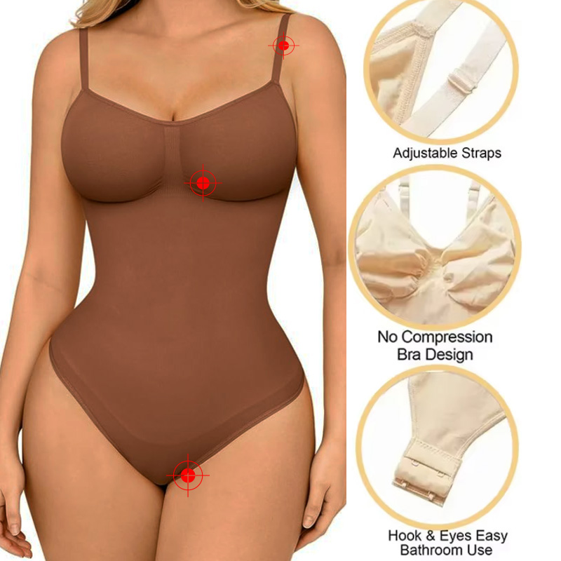GUUDIA 스판덱스 바디수트 티팬티 스트링 보정속옷  - Shapewear Bodysuit Firm 리뷰 및 가격