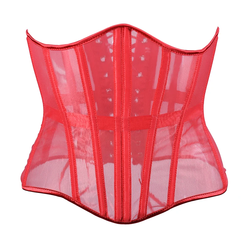 여성 허리 트레이너 섹시한 블랙 메쉬 코르셋 고스 빈티 - Corset Waist Cinch 리뷰 및 가격