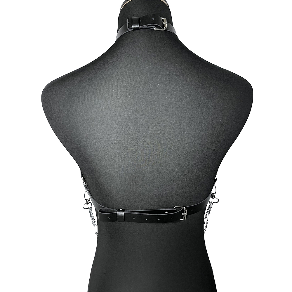 여성용 가죽 란제리 속박 가슴 하네스 체인, 섹시한 에 - Garter Belt Set 리뷰 및 가격
