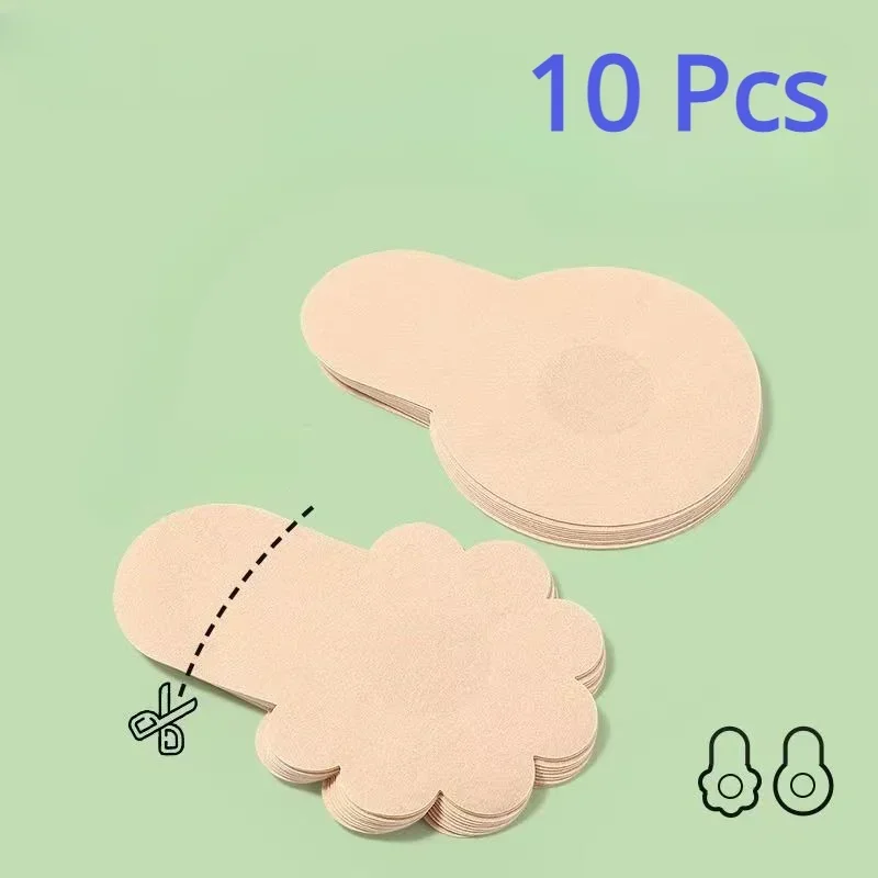 10pcs 여성의 보이지 않는 유방 리프트 업 테이프  - Silicone Bra Adhesive 리뷰 및 가격