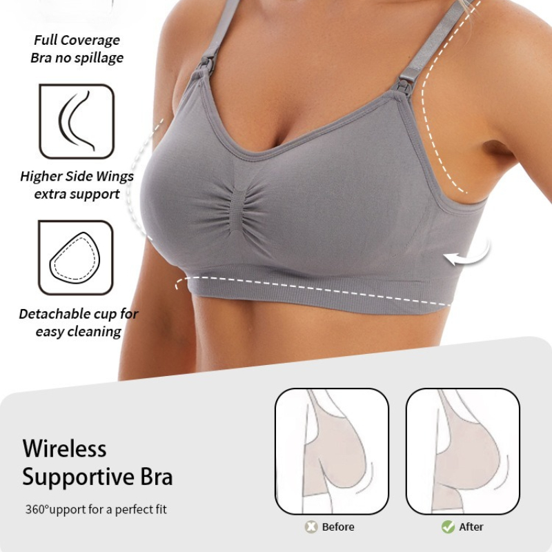 무선 수유복 임산부용 면 수유브라 임신부 수면 속옷 수 - Nursing Bra Sleep 리뷰 및 가격