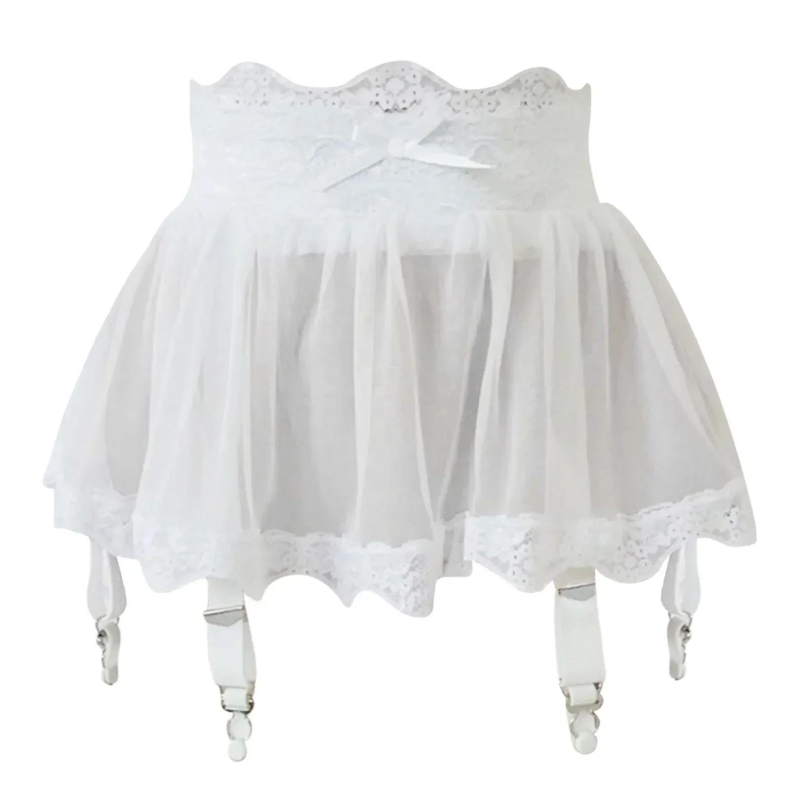 여성 하이웨이스트 레이스 붕대 섹시 미니스커트 가터벨트 - Garter Belt Set 리뷰 및 가격