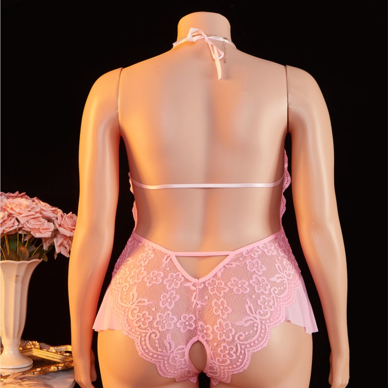 플러스 사이즈 1XL-4XL 테디 시스루 섹시 란제리  - Lace Teddy Lingerie 리뷰 및 가격