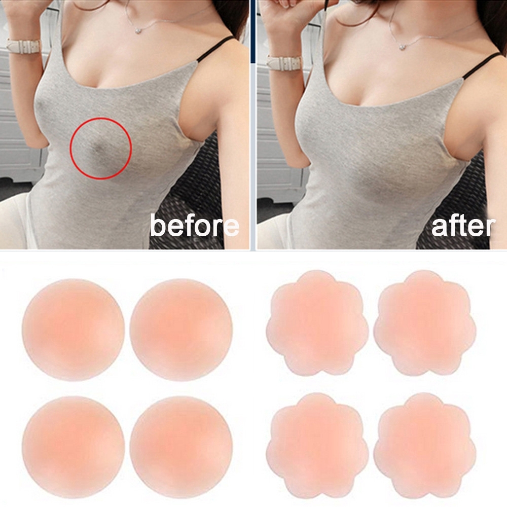 6/12개입 투명 셀프 접착식 가슴 패치 재사용 가능  - Silicone Bra Adhesive 리뷰 및 가격