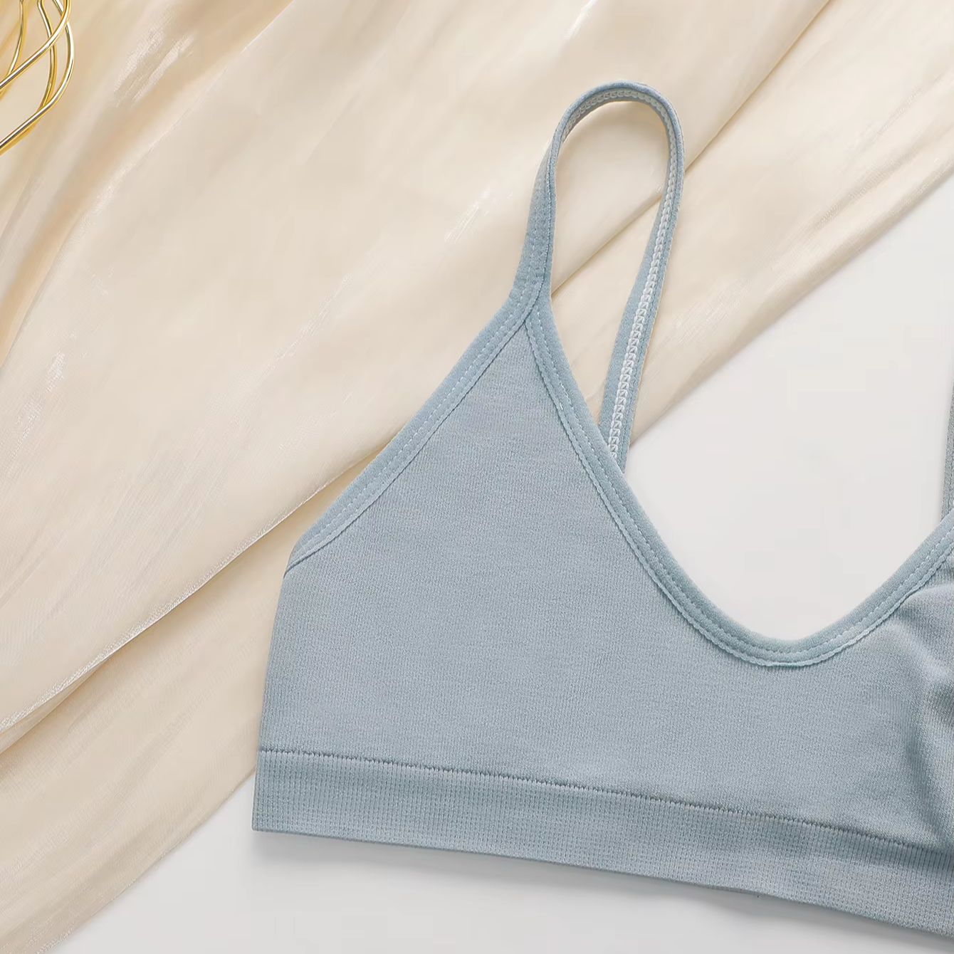 여성용 심리스 무선 브라 솔리드 소프트 브라렛 딥 V넥 - Bralette Wireless Soft 리뷰 및 가격