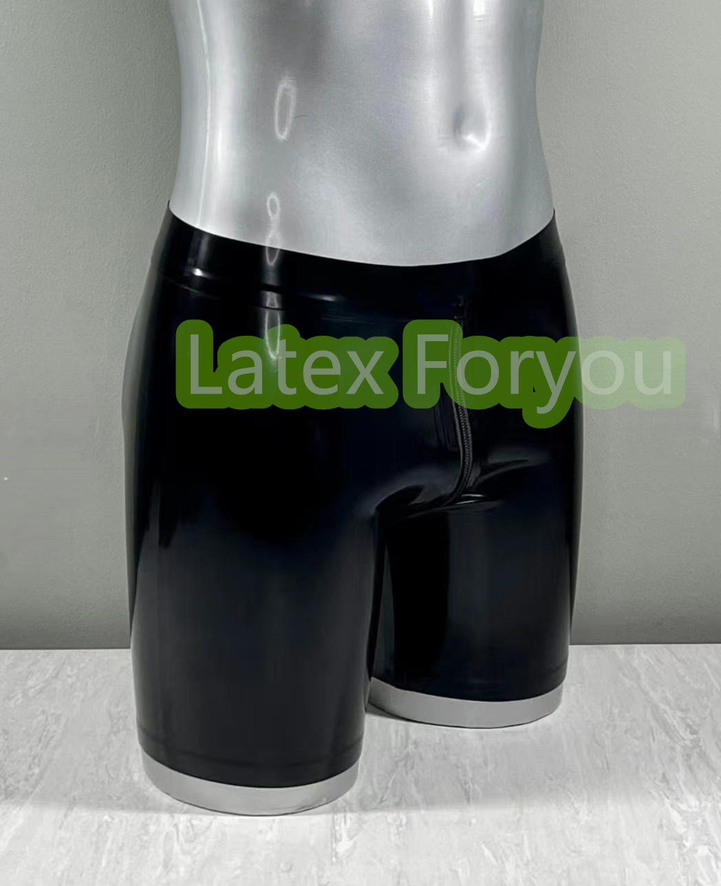 수제 페티쉬 슬림핏 천연 라텍스 남성 크로치 지퍼 복서 - Boyshort Underwear 리뷰 및 가격
