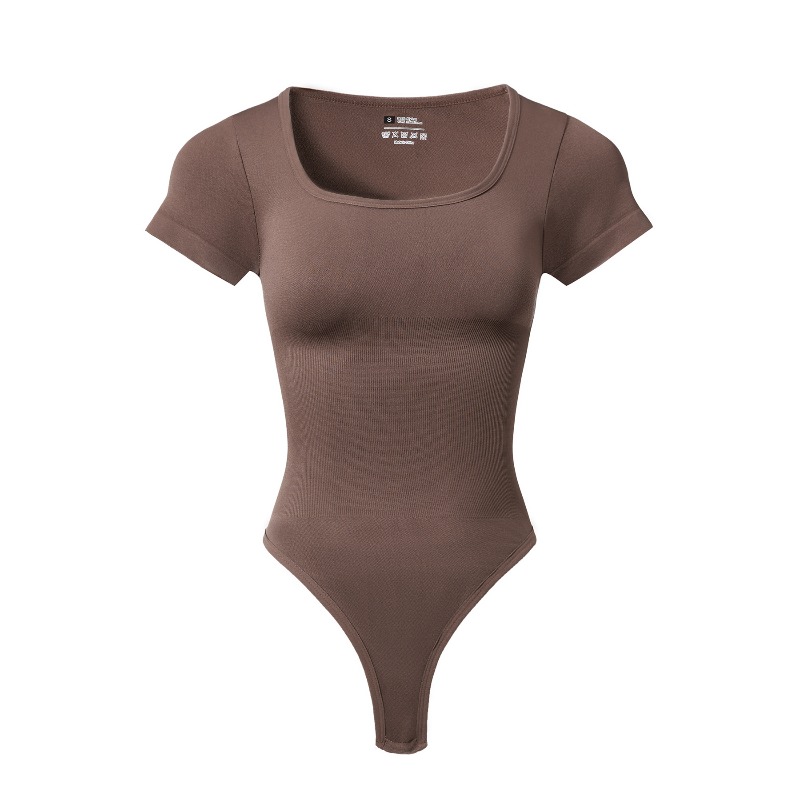여성 플러스 사이즈 스퀘어넥 반팔 바디수트 뱃살 보정  - Shapewear Bodysuit Firm 리뷰 및 가격
