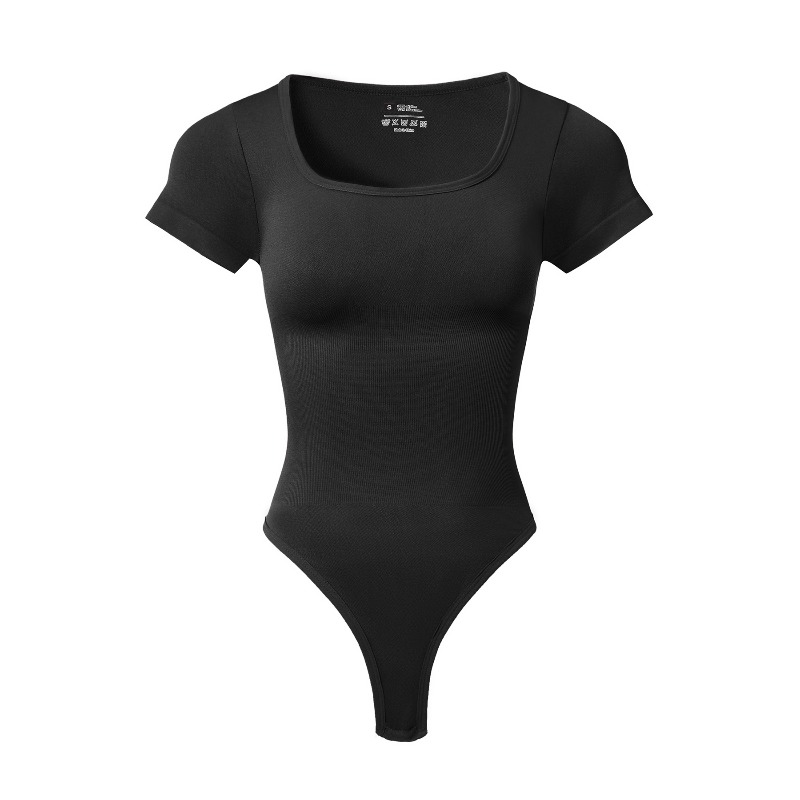 여성 플러스 사이즈 스퀘어넥 반팔 바디수트 뱃살 보정  - Shapewear Bodysuit Firm 리뷰 및 가격