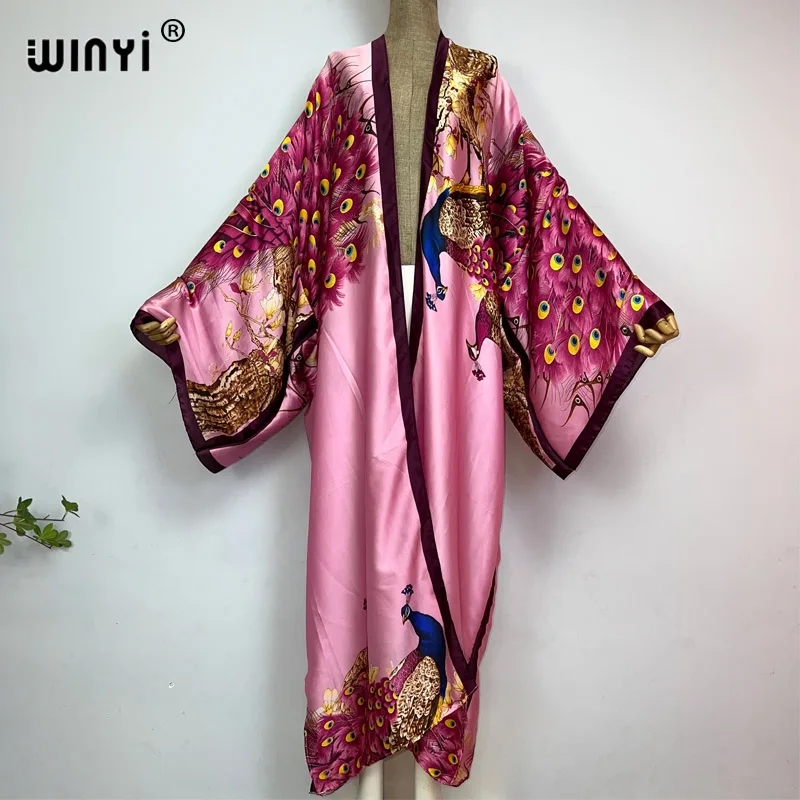 WINYI 2022 여름 여성용 카디건 스티치 칵테일  - Robe Silk Women 리뷰 및 가격