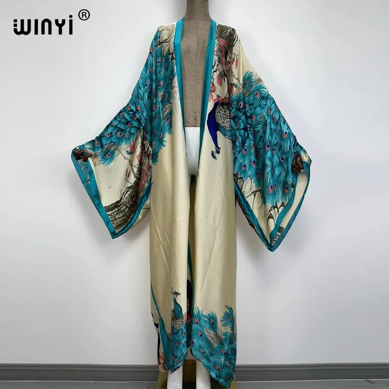 WINYI 2022 여름 여성용 카디건 스티치 칵테일  - Robe Silk Women 리뷰 및 가격