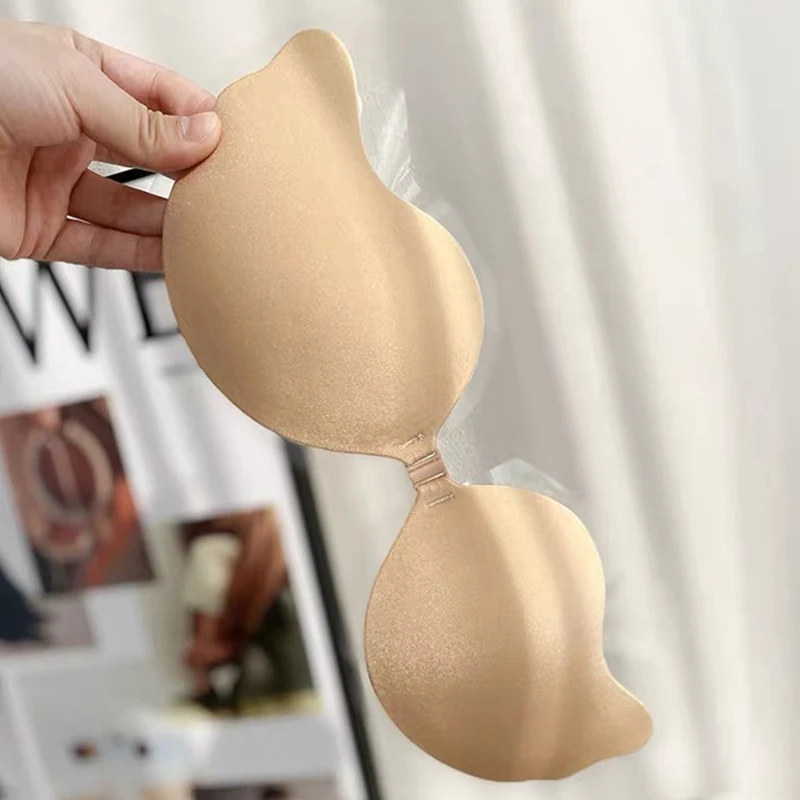 재사용 가능한 접착식 니플 커버 A-D컵, 실리콘 패드 - Silicone Bra Adhesive 리뷰 및 가격